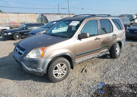 2002 Honda Cr-V Ex из США, поврежденный, VIN JHLRD78852C017041